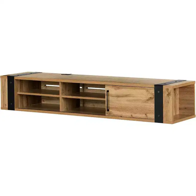 Industrial Wall Mounted TV Stand for TVs up to 75