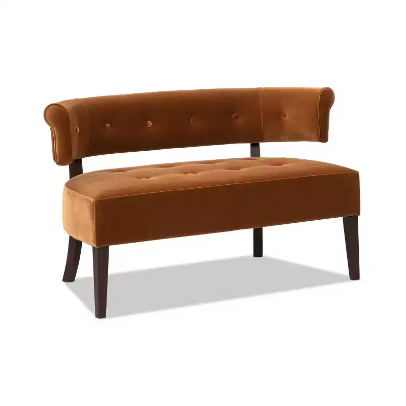 Jennifer Taylor Home Jared Roll Arm Tufted Bench Settee