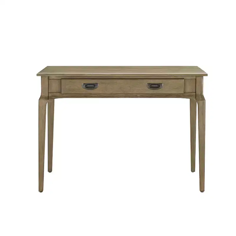 HomeStock 29 in.H Gray Color Wood Veneer Computer Desks with File Drawer