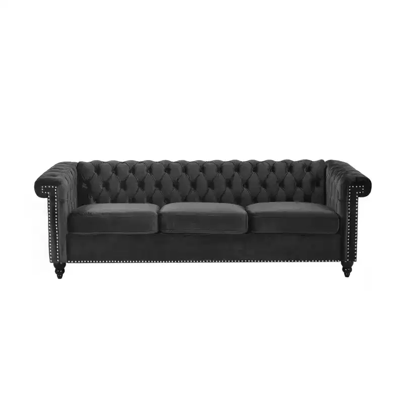 Christopher Knight Home Parkhurst 3 Seater Sofa with Nailhead Trim