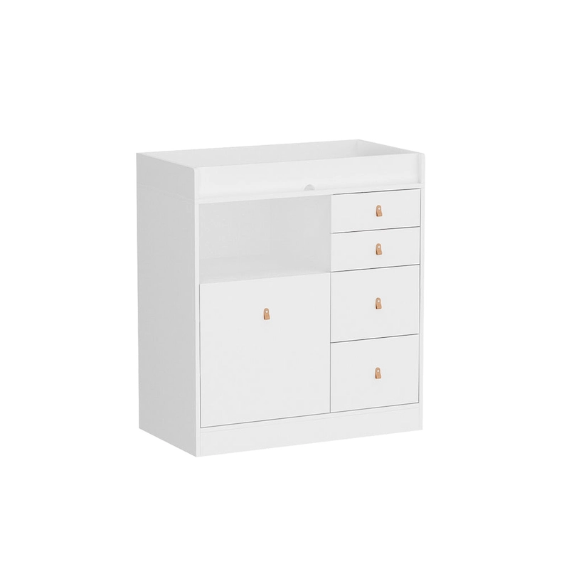 Modern Wooden Changing Dresser - Durable Construction, Baby Dresser
