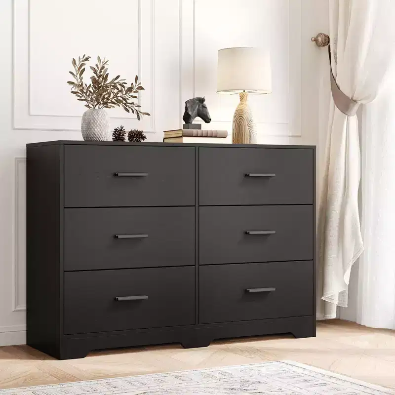 6 Drawer Double Dresser for Bedroom – 47