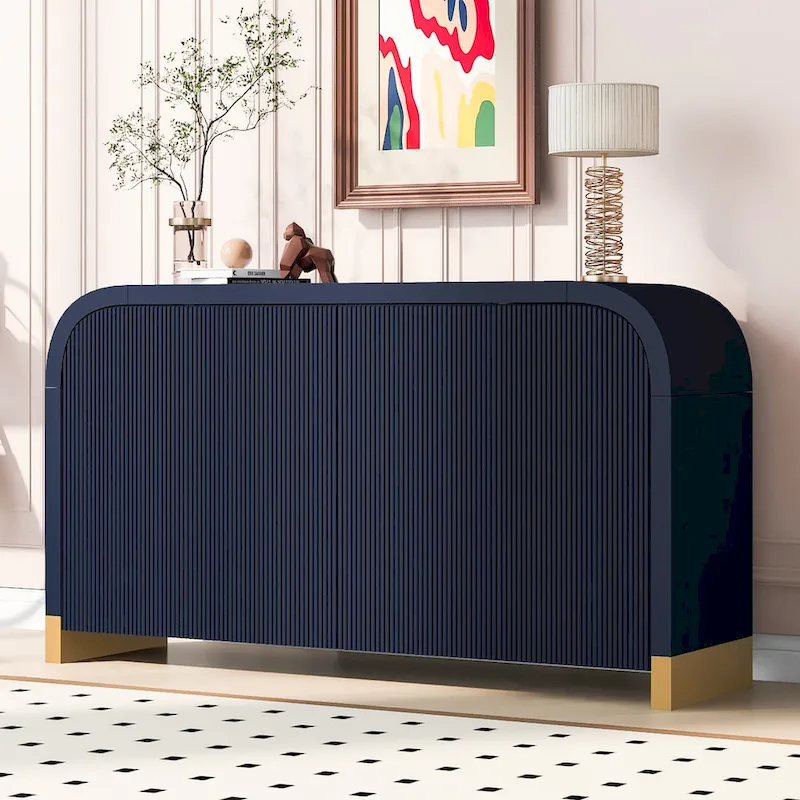 Cabinet with Adjustable Shelves,for Study,Living Room and Entrance