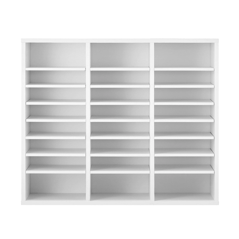 Multi-Purpose Office Literature Organizers with 24 Compartments and Adjustable Shelves Perfect Addition to Any Space